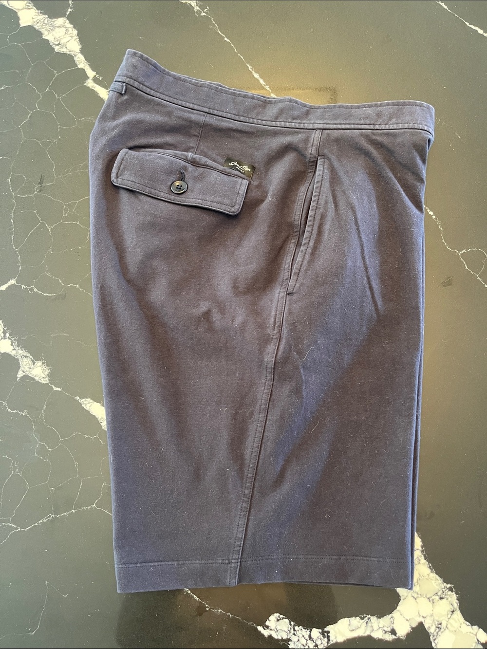 Goodman Brand (Designer) Men's Flat Front Shorts - Navy